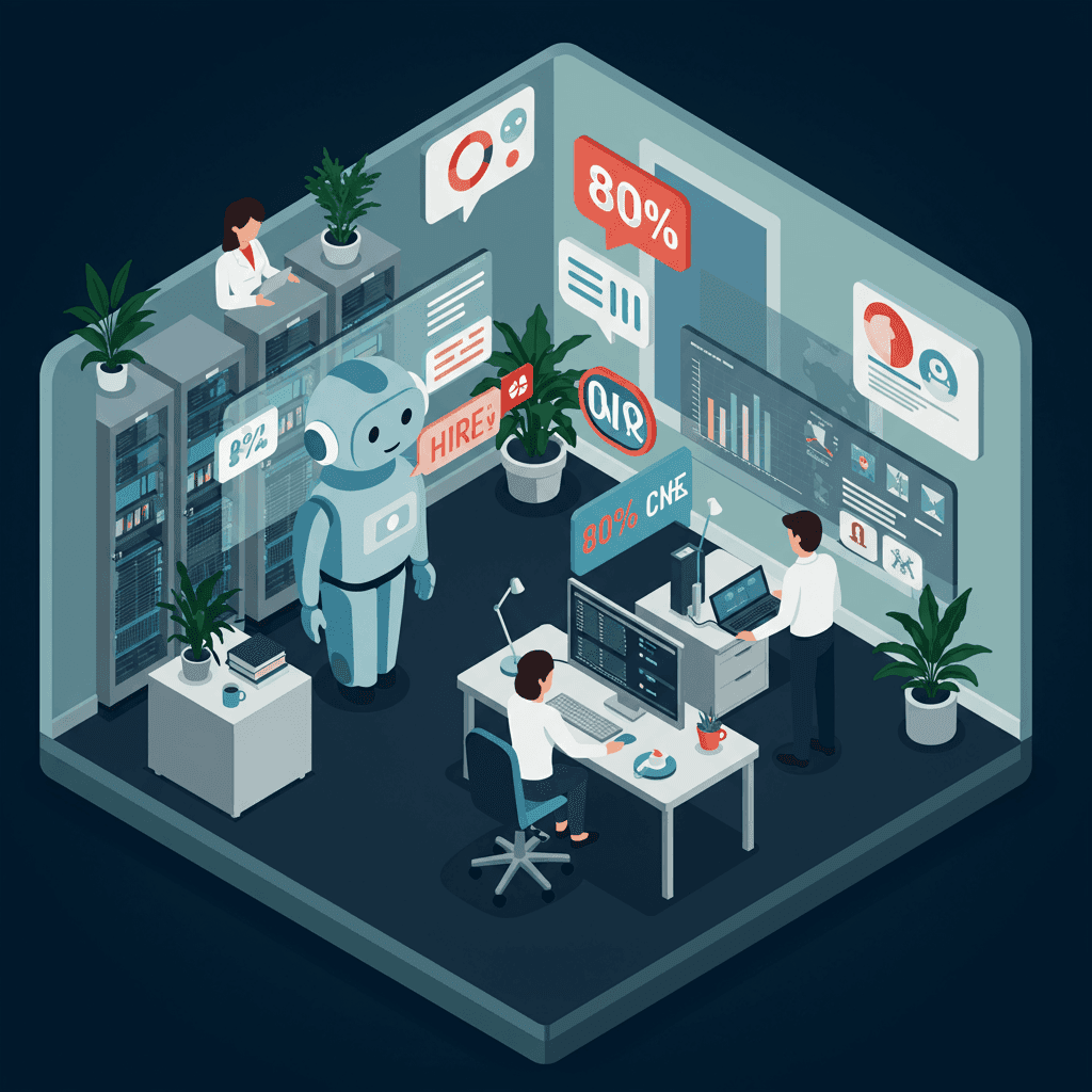 Infographic ROI Chatbot cho SME: Đồ họa giảm 80% chi phí CSKH